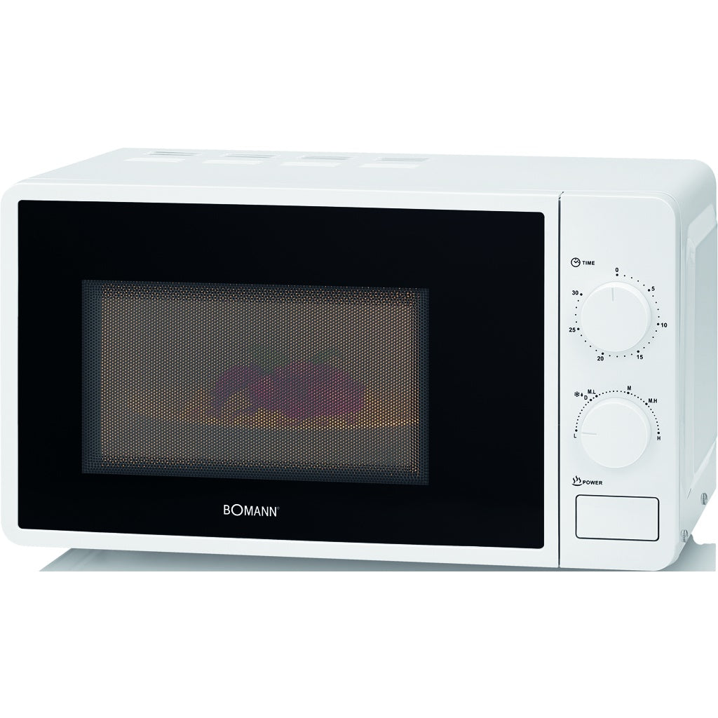 Produktbild Mikrowelle - Bomann MW 6014 CB Arbeitsplatte Solo-Mikrowelle 20 l 700 W Weiß