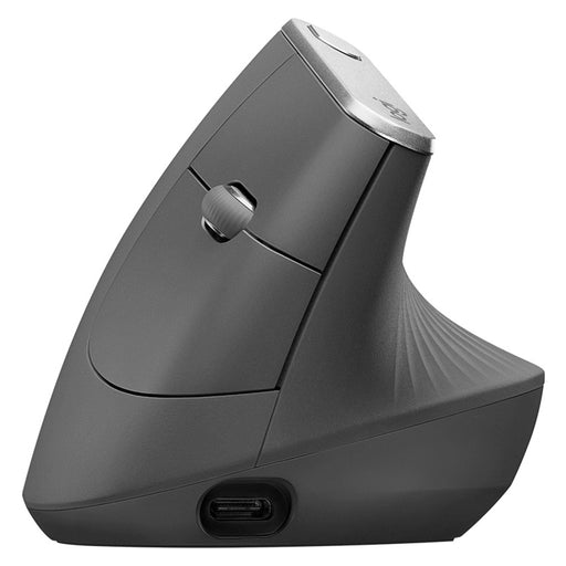 Produktbild ergonomische Maus - Logitech MX Vertical ergonomische Funkmaus schwarz (bis 1600 DPI, kabellos, rechtshänder)