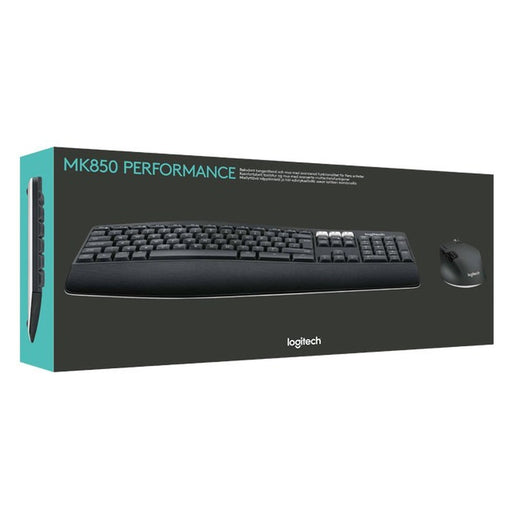 Produktbild Wireless-Tastatur - Logitech Tastatur/Maus set USB,wireless,1000dpi LOGITECH MK850 schwarz