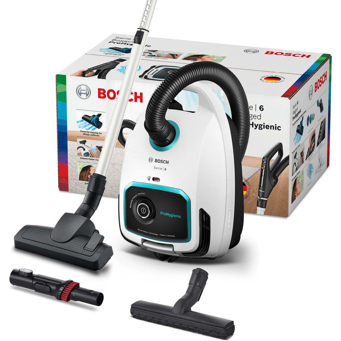 Bosch SDA Bodenstaubsauger Serie6,ProHygiene BGL6LHYG Weiß