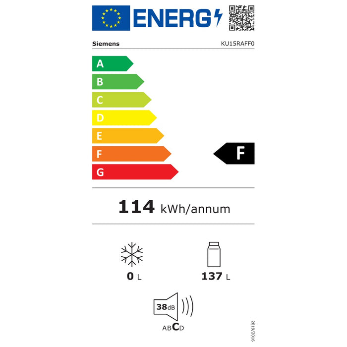 Siemens UB-Kühlgerät IQ500 KU15RAFF0