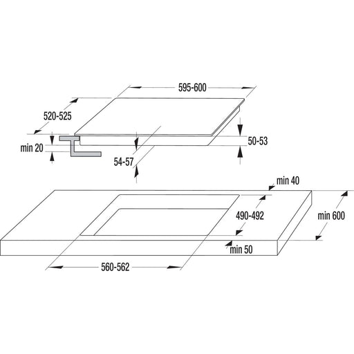 Produktbild Elektro-Kochfeld - Gorenje EB-Autark-Kochfeld Hi-Light ECT 643 BX