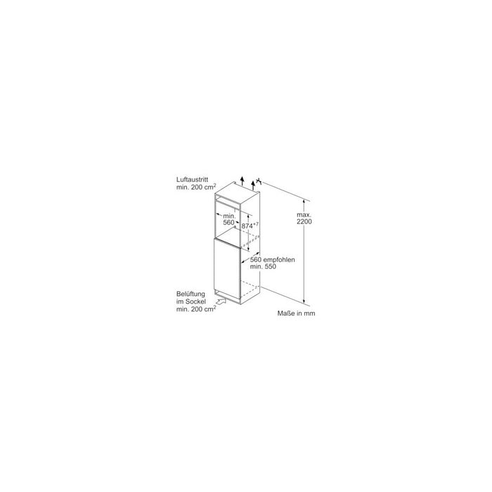 Bosch MDA EB-Gefriergerät Serie6 GIV21AFE0