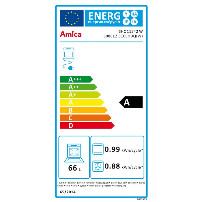 Amica Elektroherd MF9 SHC 11542 W weiß