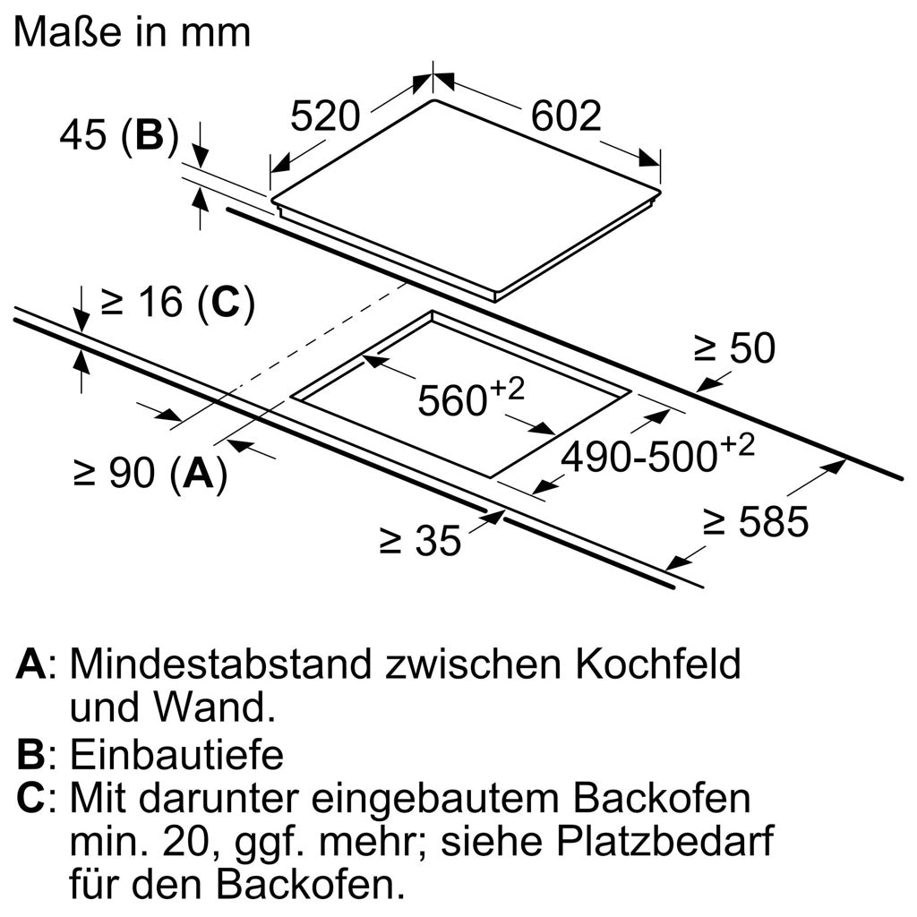 Produktbild Elektro-Kochfeld - Siemens EB-Autark-Kochfeld iQ300 ET675FNP1E