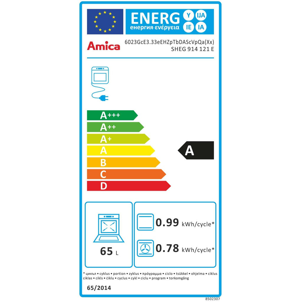 Produktbild Backofen-Set - Amica Gas-Kombiherd FineDesign,60cm SHEG 914 121 E