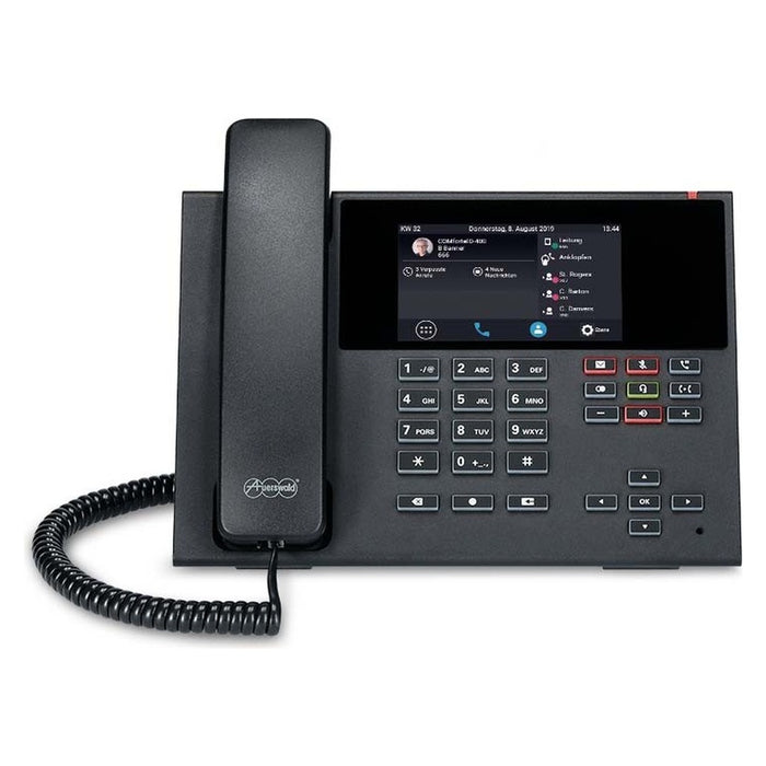 Auerswald SIP-Systemtelefon schwarz COMfortel D-400 sw