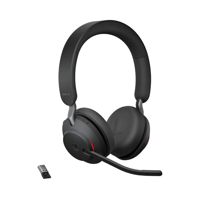 GN Audio Jabra Evolve2 65 MS Stereo Headset beidohrig 380aMS Stereo Schwarz