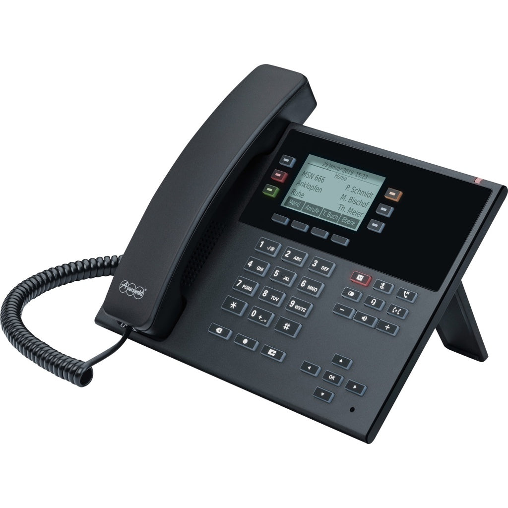 Produktbild Kabelgebundenes Telefon - Auerswald SIP-Systemtelefon schwarz COMfortel D-110 schwarz