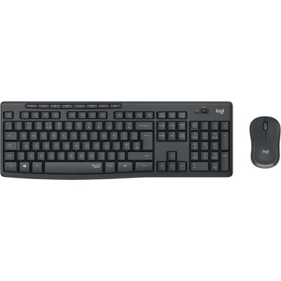 Tastatur/Maus Set SilentTouch,Wireless LOGITECH MK295 graf