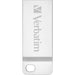 Verbatim USB-Stick 64GB 2.0 Metal Executive VERBATIM 98750 silber