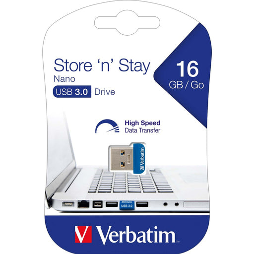 Produktbild Mini-USB-Stick - Verbatim USB-Stick 16GB 3.0 Nano Drive VERBATIM 98709