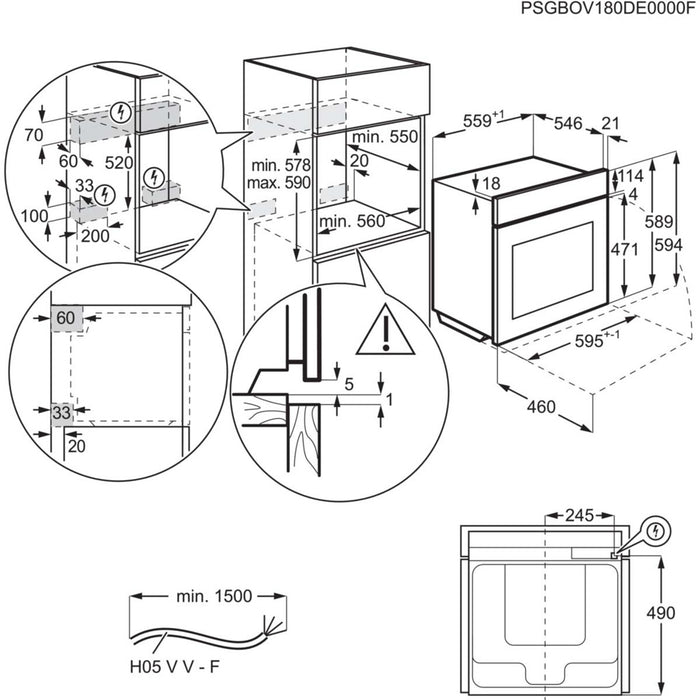 Electrolux AEG MDA EB-Herdset CARAT EEB331010M+IEB64030X HC13M40I5R