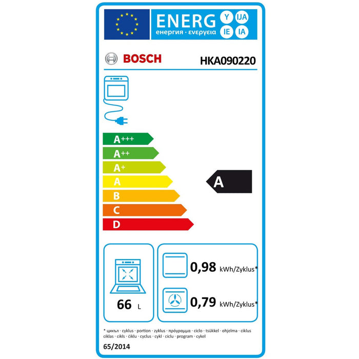 Bosch MDA Elektroherd Serie2 60cm HKA090220