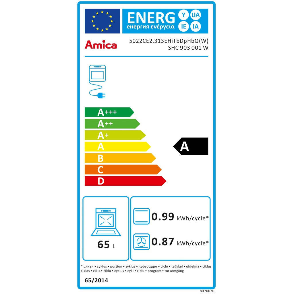 Produktbild Elektro-Standherd - Amica Elektroherd FineDesign, 50 cm, MF9  SHC 903 001 W