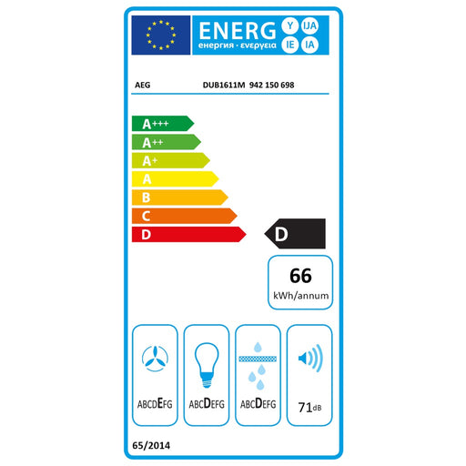 Produktbild Deckenhaube - Electrolux AEG MDA UB-Haube LINIE 3Stufen,Serie1 DUB1611M Lower Easy