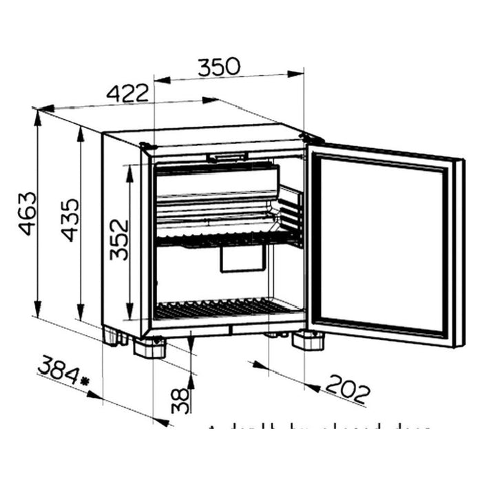 Dometic FS RH 423 LDA Kühlgerät Minibar Absorber