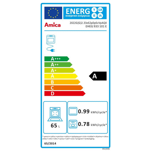 Produktbild Gas-Standherd - Amica EB-Gas-Herdset FineDesign,MF9 EHEG 933 101 E