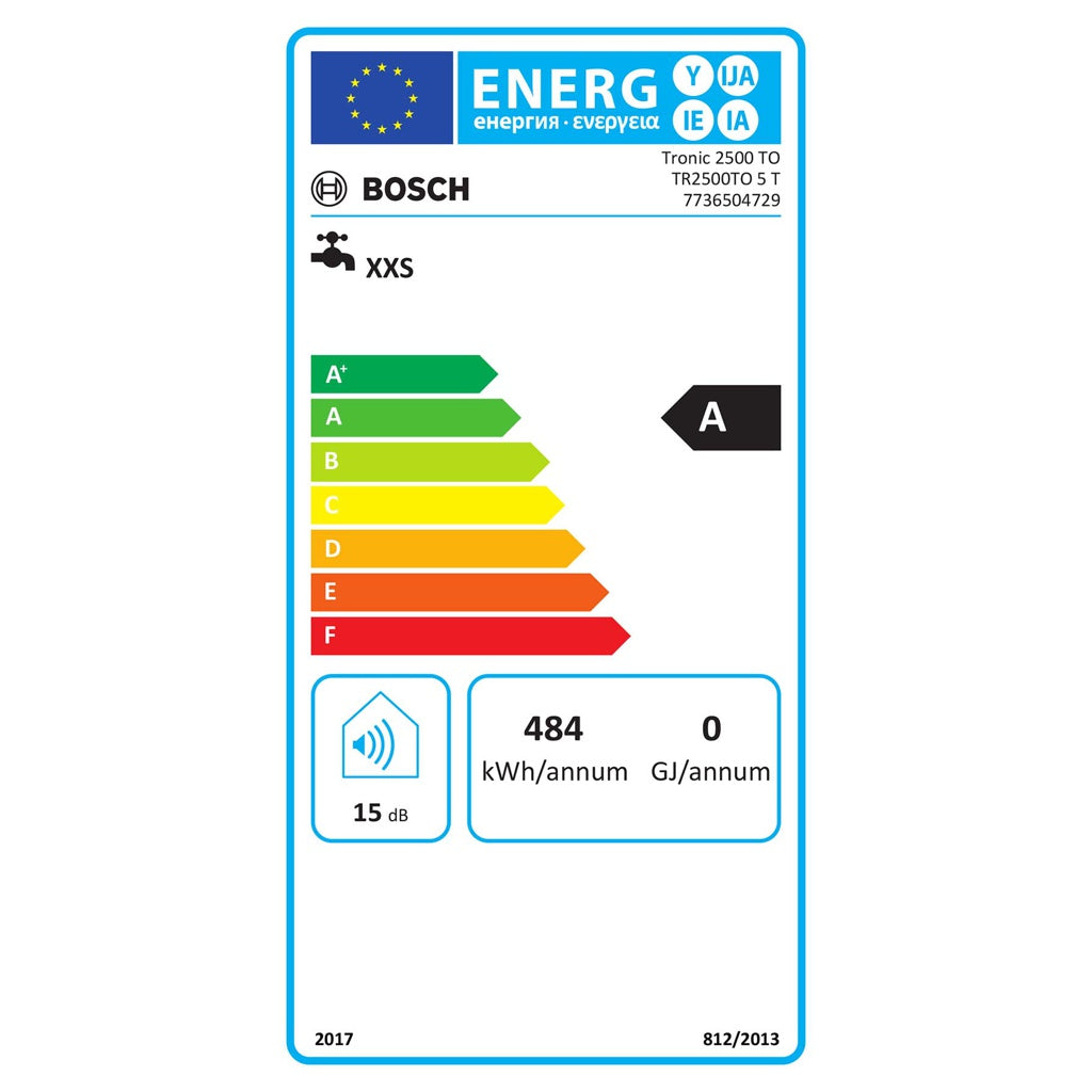 Produktbild Kleinspeicher - Bosch Thermotechnik Kleinspeicher 5L Untertisch TR2500TO 5 T