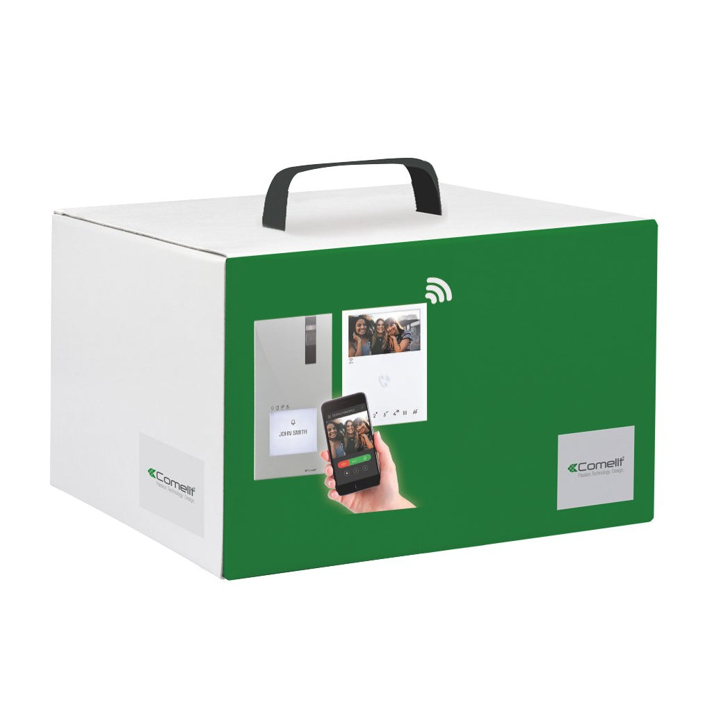 Produktbild Video-Türsprechanlage - Comelit Group Video-Kit Einfamilienhaus 1-4 Wohneinh.WiFi 8451V