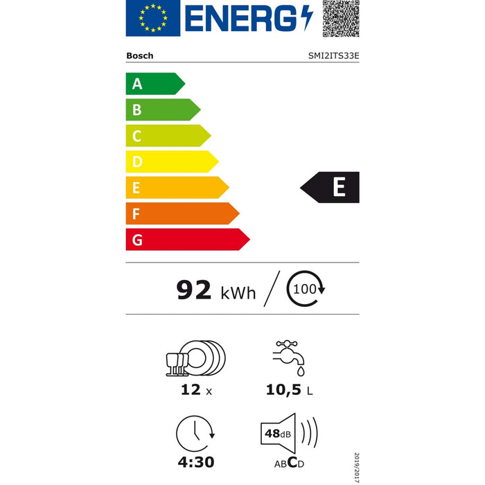 Bosch MDA EB-Geschirrspüler Serie2,HomeConnect SMI2ITS33E