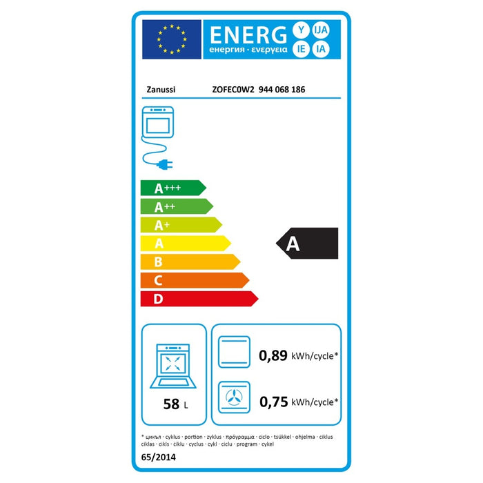 Zanussi EB-Herdset ZOFEC0W2+ZHDN670X HS1202W3