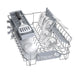Bosch Serie 2 SPV2IKX10E Geschirrspüler vollintegrierbar 45cm 9 Maßgedecke F