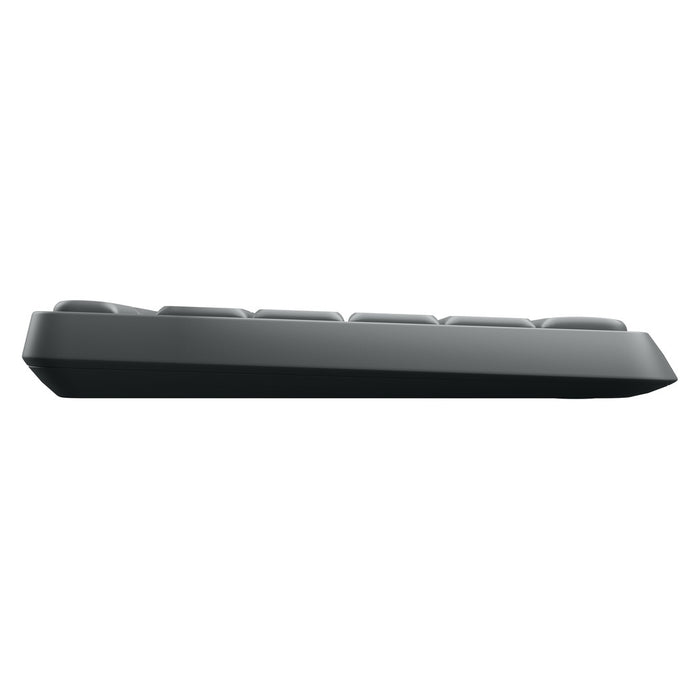 Logitech MK235 Wireless Keyboard and Mouse Combo Tastatur USB QWERTY US International Grau