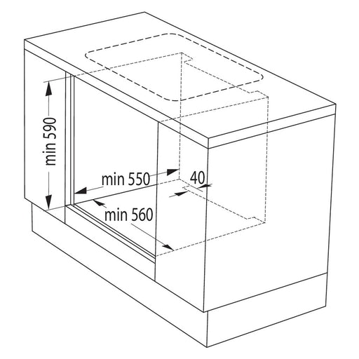 Produktbild Einbaubackofen - Gorenje EB-Herd Umluft BC 6715E02XK
