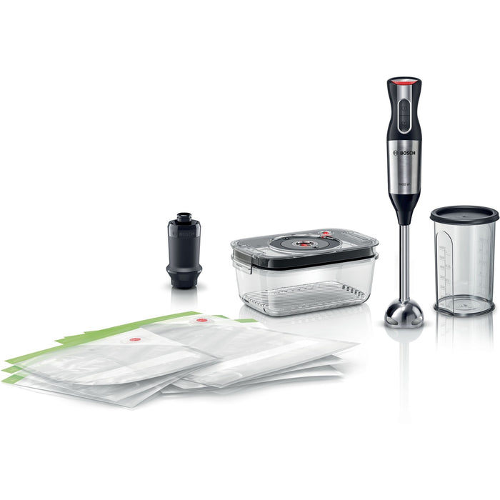 Bosch ErgoMixx MS6CM61V2 Stabmixer 1000 W Mixerset 1 l in Edelstahl, Schwarz