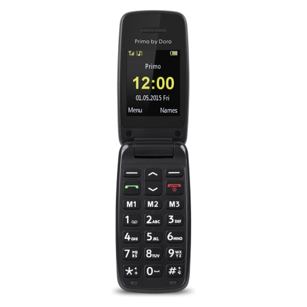 Produktbild Seniorenhandy - Doro Primo 401 5,08 cm (2 Zoll) 115 g Schwarz Einsteigertelefon