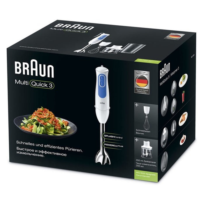 Braun MQ 3025 Spaghetti 600 l Pürierstab 700 W Blau, Weiß