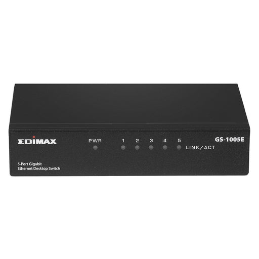 Produktbild Netzwerk-Switch - Edimax GS-1005E Netzwerk-Switch Unmanaged Gigabit Ethernet (10/100/1000) Schwarz