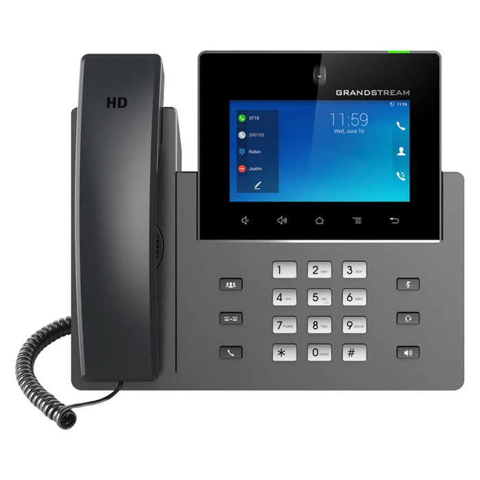 Grandstream Networks GXV3350 IP-Telefon Schwarz 16 Zeilen TFT WLAN