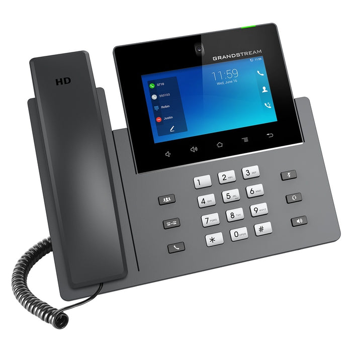 Grandstream Networks GXV3350 IP-Telefon Schwarz 16 Zeilen TFT WLAN