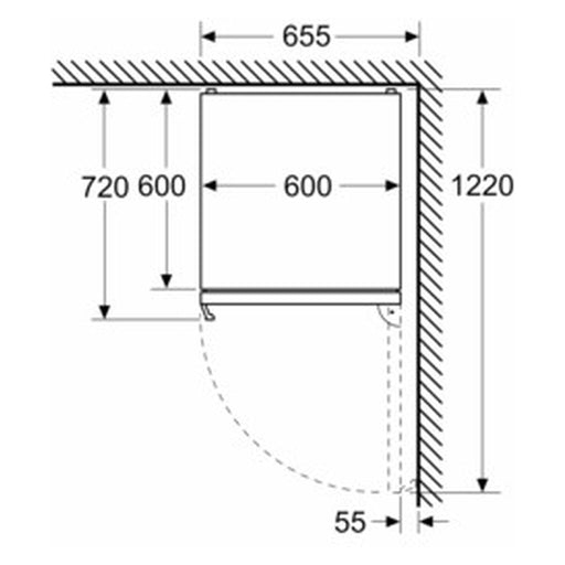 Produktbild Kühl-/Gefrierkombination - Bosch MDA Kühl/Gefrierkombi Serie6 KGN39AIBT