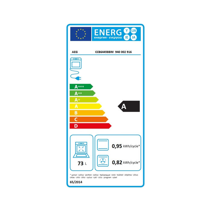 Electrolux AEG MDA Elektroherd CARAT,60cm CCB6445BBM