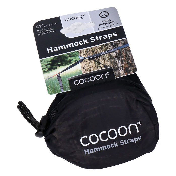 Cocoon HTSW Hängemattenzubehör Gurt Schwarz Polyester 90 kg