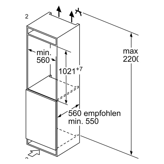 Siemens EB-Kühlgerät IQ300 KI31RVFE0