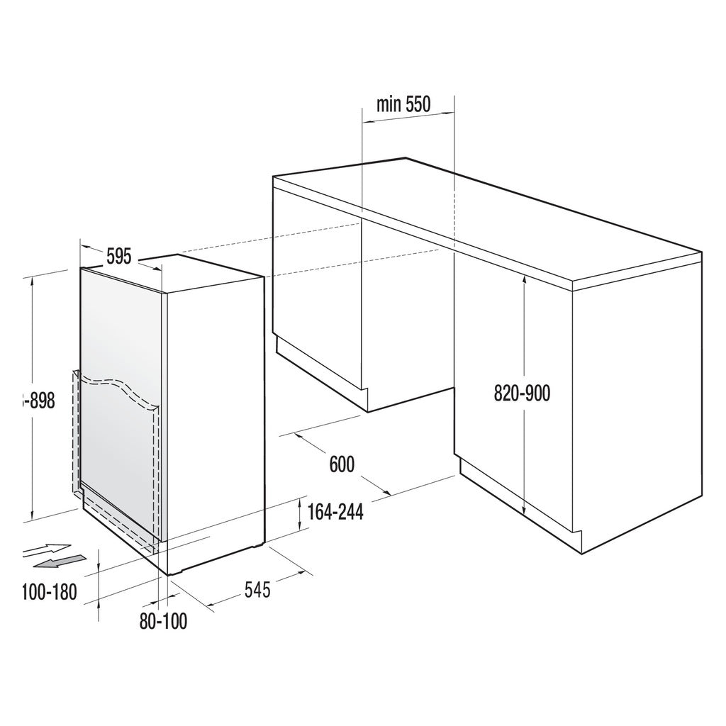 Produktbild Einbaukühlschrank - Gorenje EB-Kühlgerät Festtür,UB-fähig RIU 609 EA1