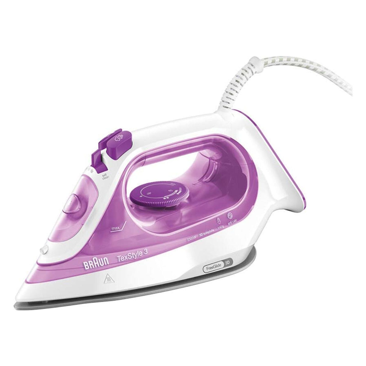 Produktbild Dampfbügeleisen - Braun Dampfbügeleisen TexStyle3 SI 3030 PU