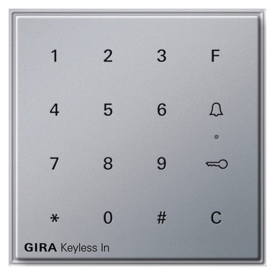 Code Tastatur alu Keyless In 260565