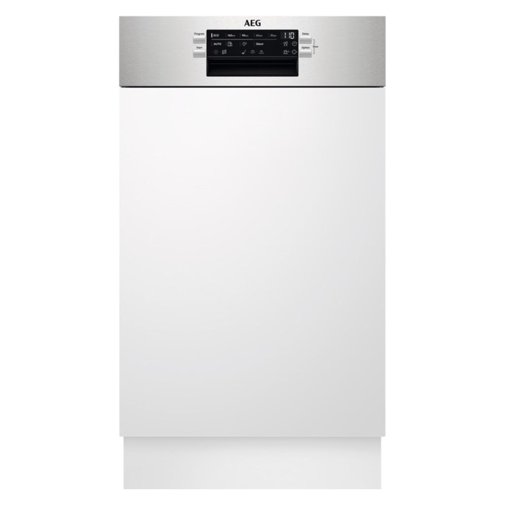 Produktbild teilintegrierbarer Geschirrspüler - AEG FEE73407ZM Geschirrspüler teilintegriert 45cm 9 Maßgedecke D