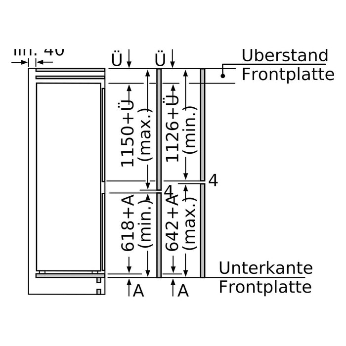 Siemens EB-Kühl/Gefrierkombi IQ500 KI87SADE0