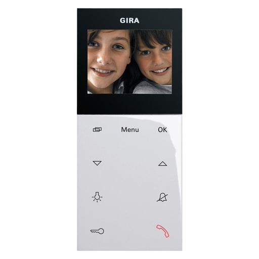 Produktbild Gegensprechanlage - Gira Wohnungsstation Video AP Plus reinweiß 123903