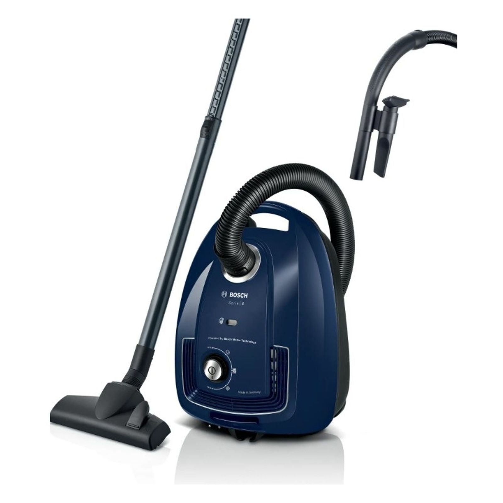Bosch Serie 4 BGD38BU2 Bodenstaubsauger blau 4 l Trommel-Vakuum Trocken 600 W Staubbeutel