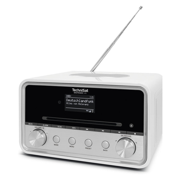 TechniSat DAB+ Digitalradio DIGITRADIO 586 in weiß/silber