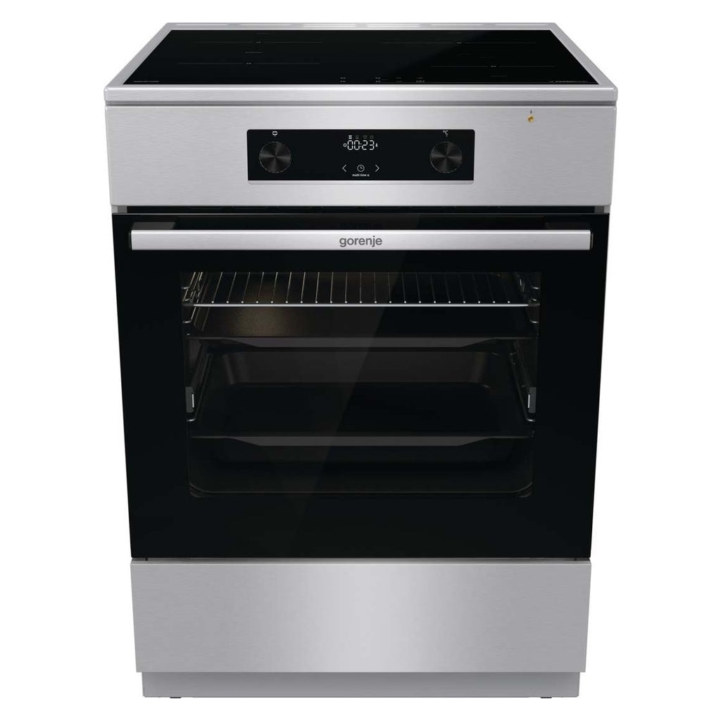 Produktbild Einbaubackofen - Gorenje Elektroherd Induktion Heißluft,71L GEIT6C60XPG