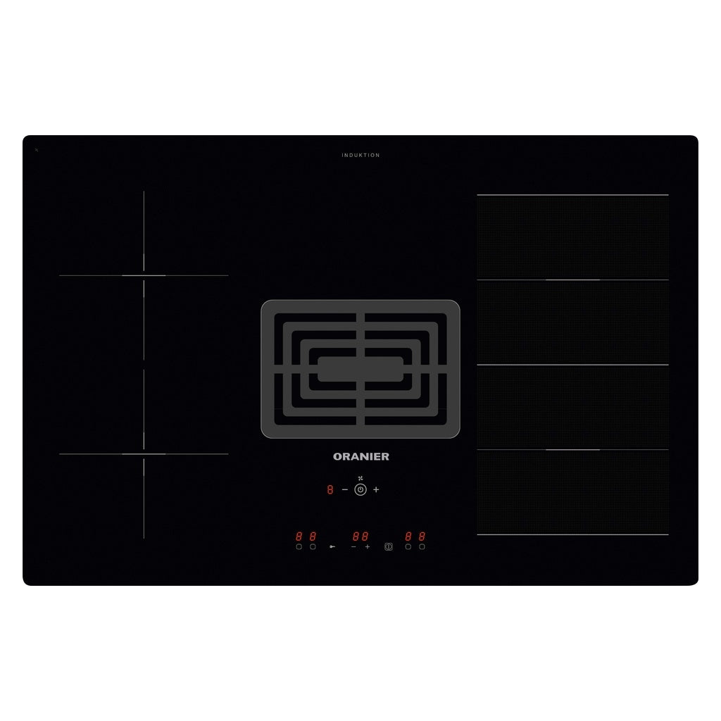 Produktbild Kochfeld mit Dunstabzug - Oranier EB-Autark-Kochfeld Indukt. Touch- Control,78cm KXI 1084 TC #1084 81