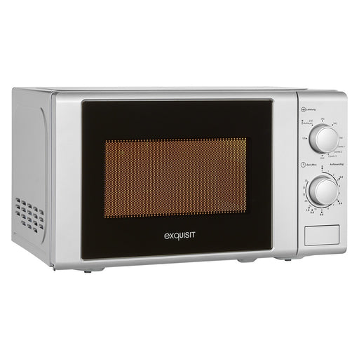 Produktbild Mikrowelle - Exquisit Mikrowelle m.Grill 1000/700W,20L MW 900-030 G Silber